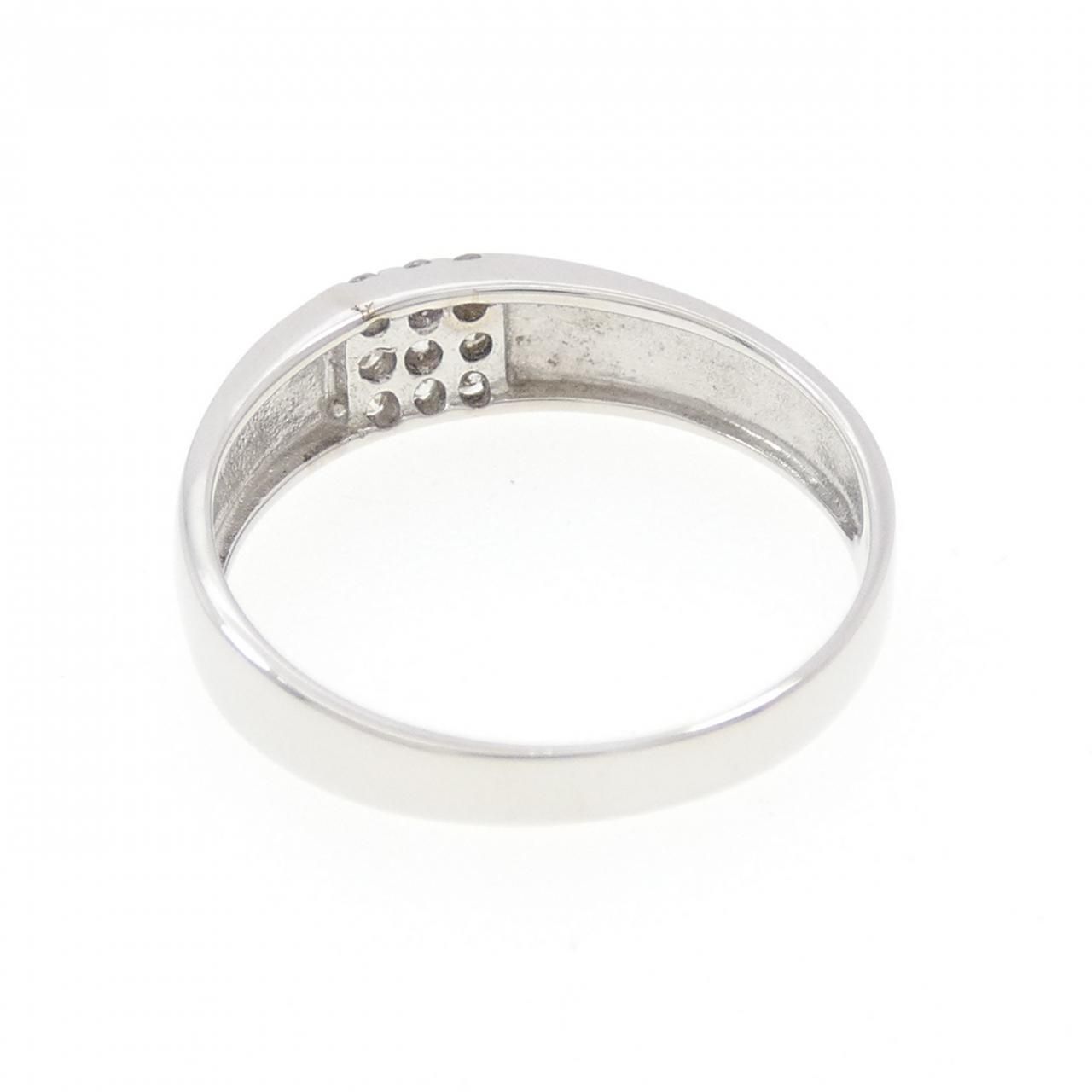 K14WG ダイヤモンド リング 0.09CT - メルカリ