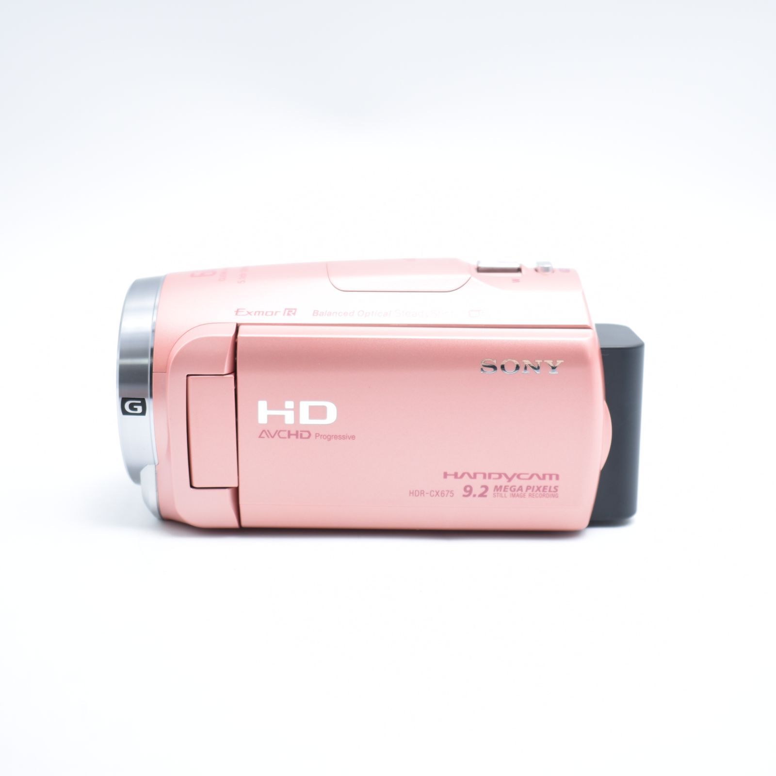 B#11010 SONY ビデオカメラHDR-CX675 32GB 光学30倍 ピンク Handycam