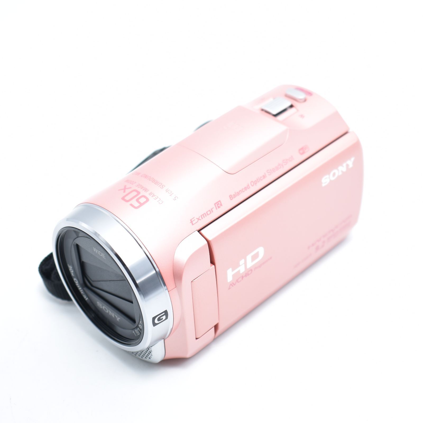 B#11010 SONY ビデオカメラHDR-CX675 32GB 光学30倍 ピンク Handycam