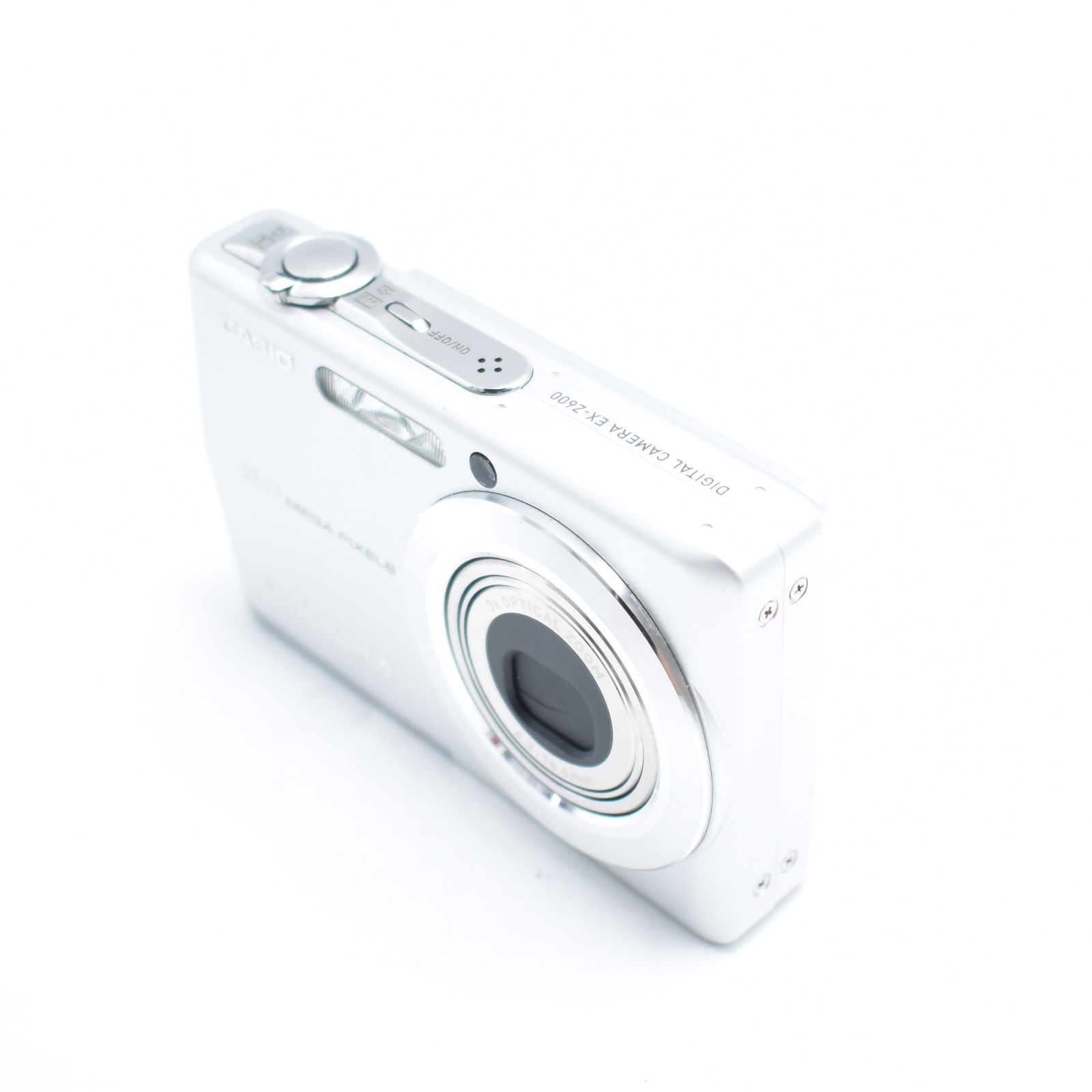 B#10782 CASIO デジタルカメラ EXILIM ZOOM EX-Z600 シルバー - メルカリ