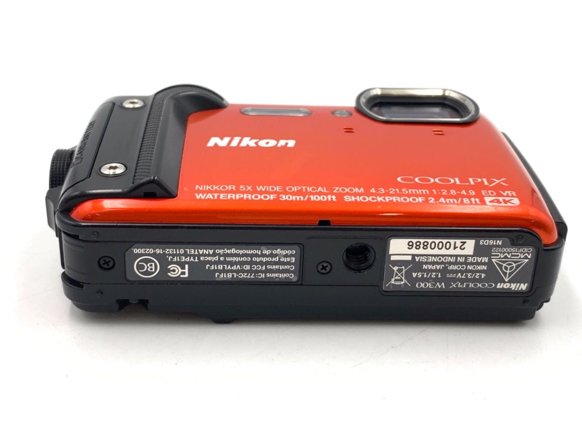 中古】 【並品】 ニコン COOLPIX W300 オレンジ - メルカリ