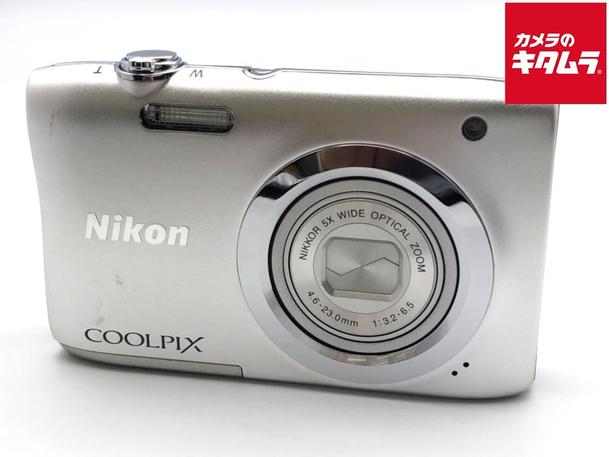 中古】 【良品】 ニコン COOLPIX A100 シルバー - メルカリ