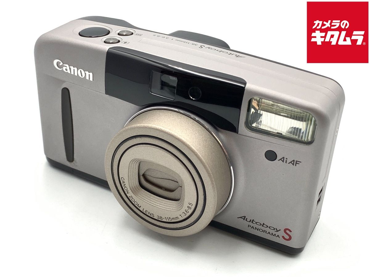 【美品】キヤノン Canon オートボーイ Autoboy S チタンカラー Canon Autoboy S キヤノン オートボーイS フィルムカメラ