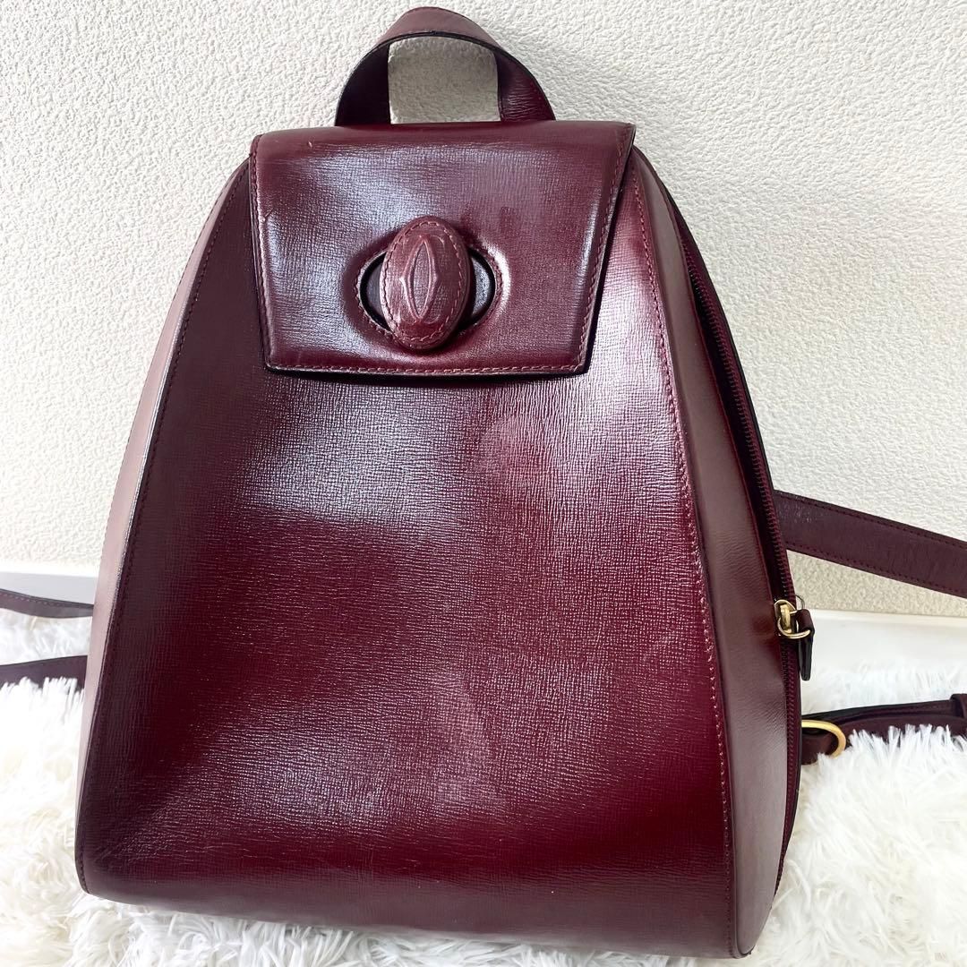 Cartier カルティエ マストライン レザー リュックサック バックパック 楽天市場】【バッグ】Cartier カルティエ マストライン リュックサック