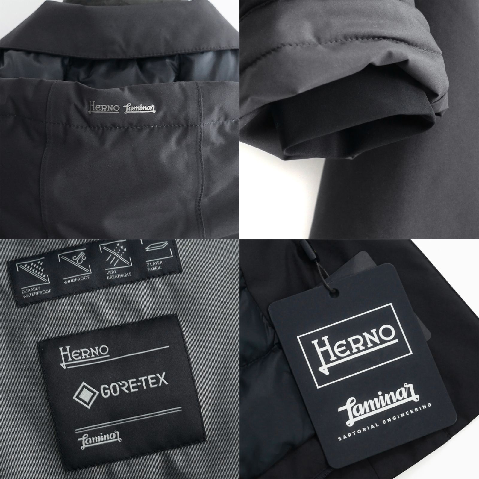 dt214○44○HERNOヘルノ○ラミナー○静かに冴える上質暖○ダウンコート 