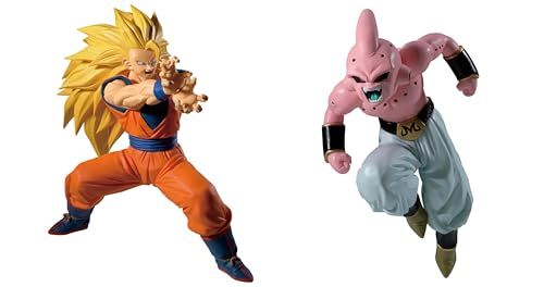 ドラゴンボール フィギュア3体セット ドラゴン*ボールZ MATCH MAKERS 超サイヤ人3 孫悟空 VS 魔人ブウ(純粋