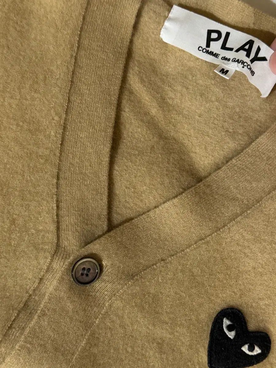 COMME des GARCONS コム・デ・ギャルソン ベージュ カーディガン M 95