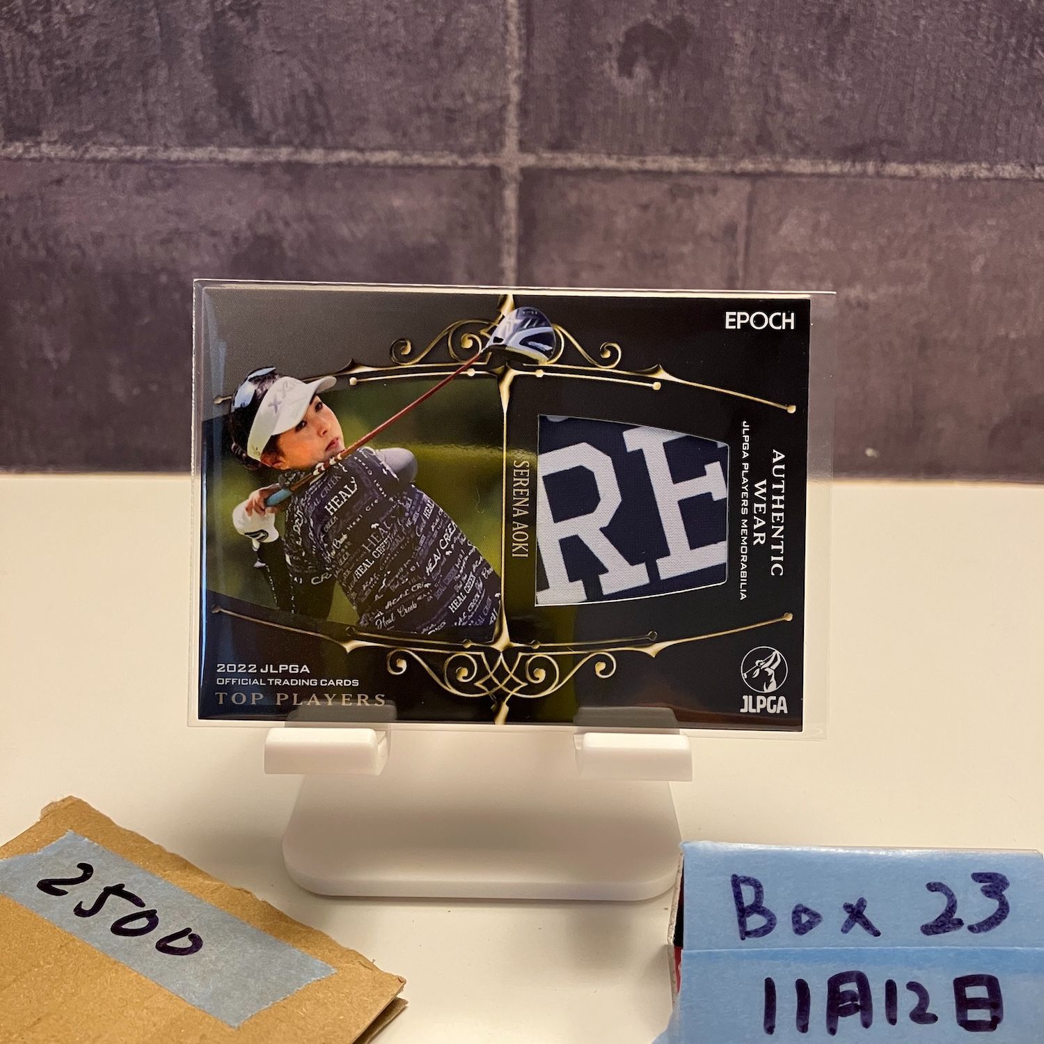 2022 Epoch JLPGA TOP PLAYERS 青木瀬令奈 Serena Aoki 015/250 女子