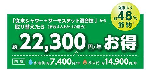 クリックシャワーヘッド