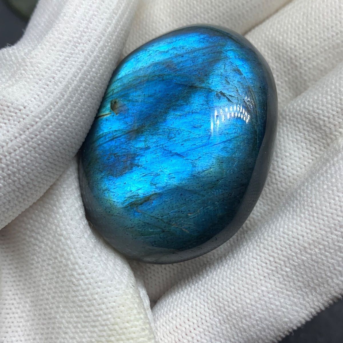 ラブラドライト 曹灰長石 87g W30×D75×H22mm Amazon | 【N2 stone