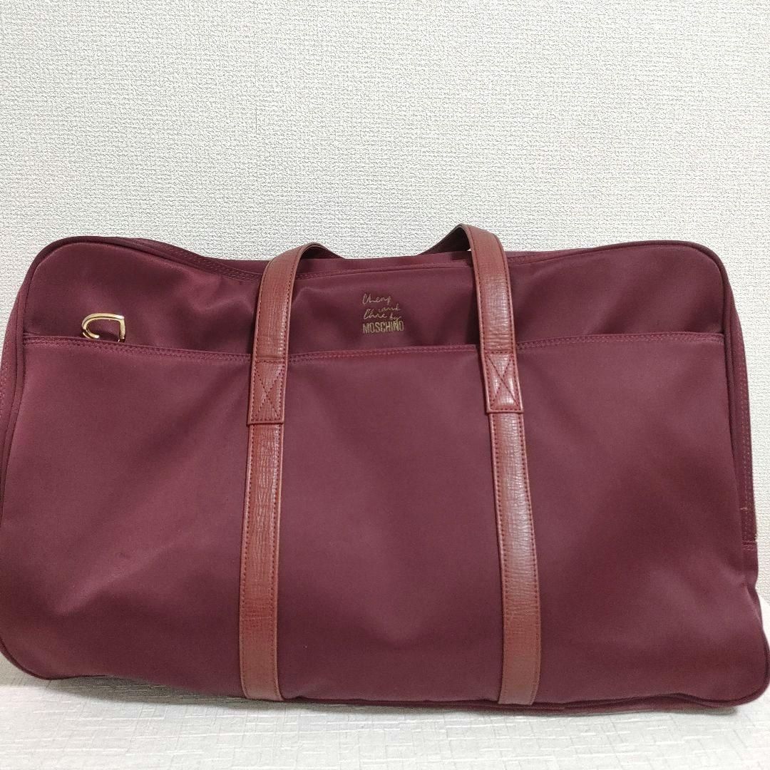 MOSCHINO モスキーノ 旅行バッグ ボストンバッグ オレンジ MOSCHINO モスキーノ 旅行バッグ ボストンバッグ オレンジ