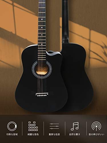 アコースティックギター 17点セット 初心者入門セット 練習ギター ソフトケース付き アコギ guitar c 0654 d 35