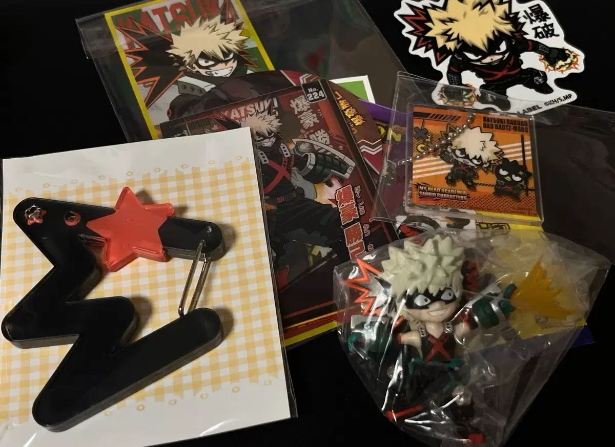 僕のヒーローアカデミア 爆豪 勝己 アクリル カラビナ グッズ セット