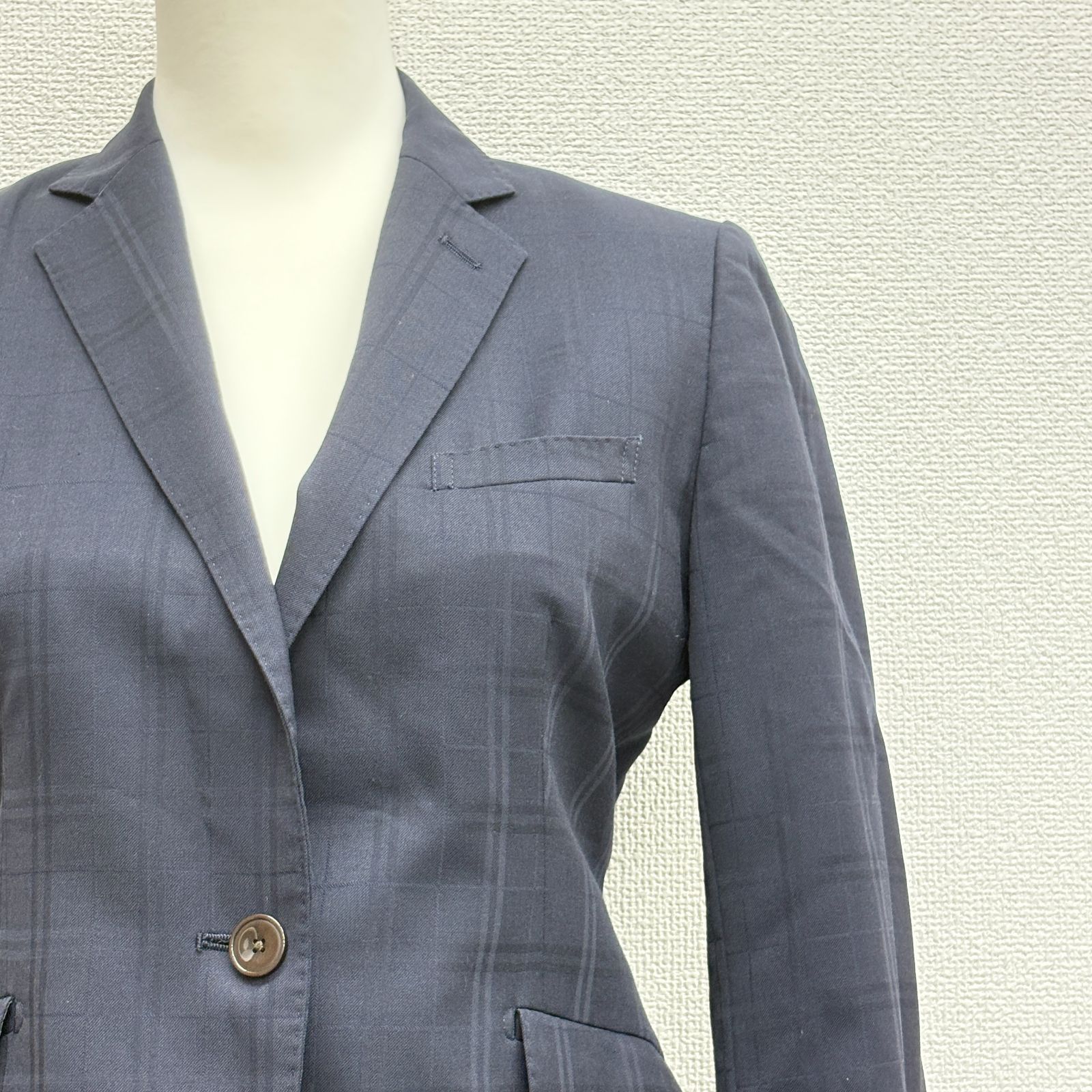 着用1回 美品 ORIHICA オリヒカ RHYME スーツ　ネイビー 2着 着用1回 美品 ORIHICA オリヒカ RHYME スーツ ネイビー 2着 レディース