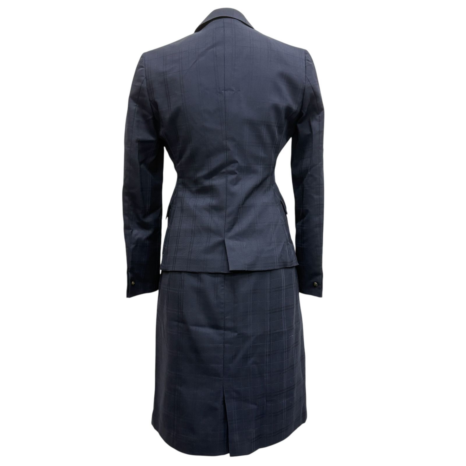 オリヒカ ライム ORIHICA RHYME】SHINY STRETCH チェック柄 スカート