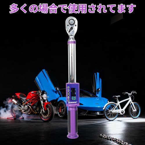  迅速に発送 デジタルトルクレンチ 1 2インチ 12 7 mm 11 220 Nm 高精度±2 大型LCD トルク数値プレセット 早い反応速度 3モード ピーク トラック スルー 5単位切替 データ保存500組 自動OFF アラート 防錆 a 5 e 88 bf 4 その他 キッチン 食器