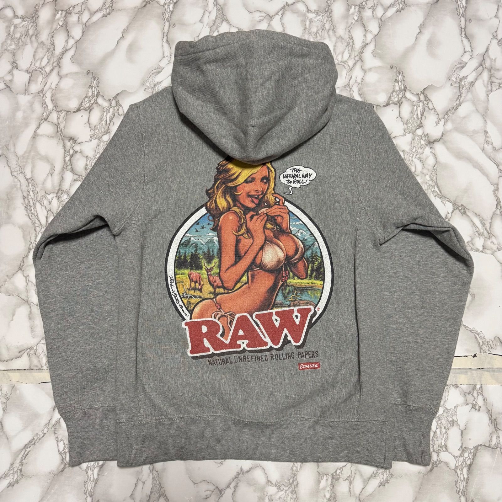 希少【EROSTIKA rockin'jerry bean 【商品名】RAW プルオーバー ロゴ