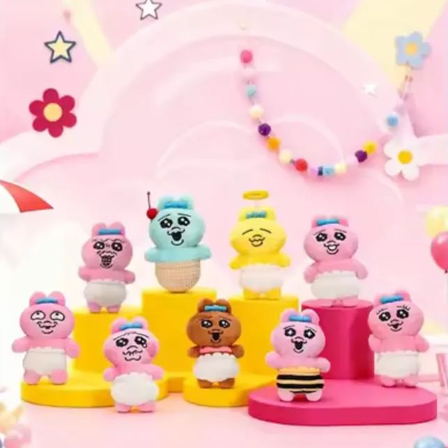 TOPTOY トップトイ おぱんちゅうさぎ ぬいぐるみ マスコット キーホルダー ブラインドボックス 8体入りアソートセット 全9種 通常8種 シークレット1種