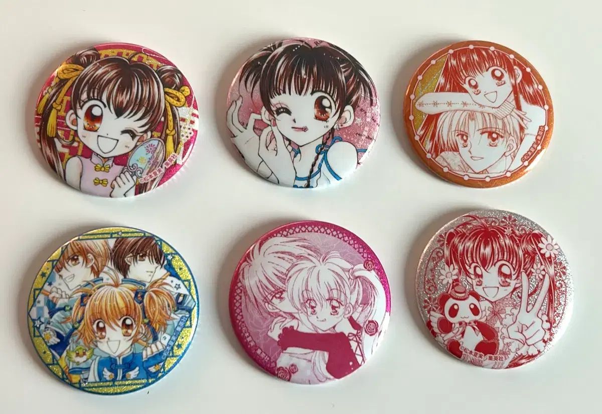 夢色パティシエール 夢パシ リーリボン 70周年 ポップアップ グッズ 茶缶 グリッター 缶バッジ