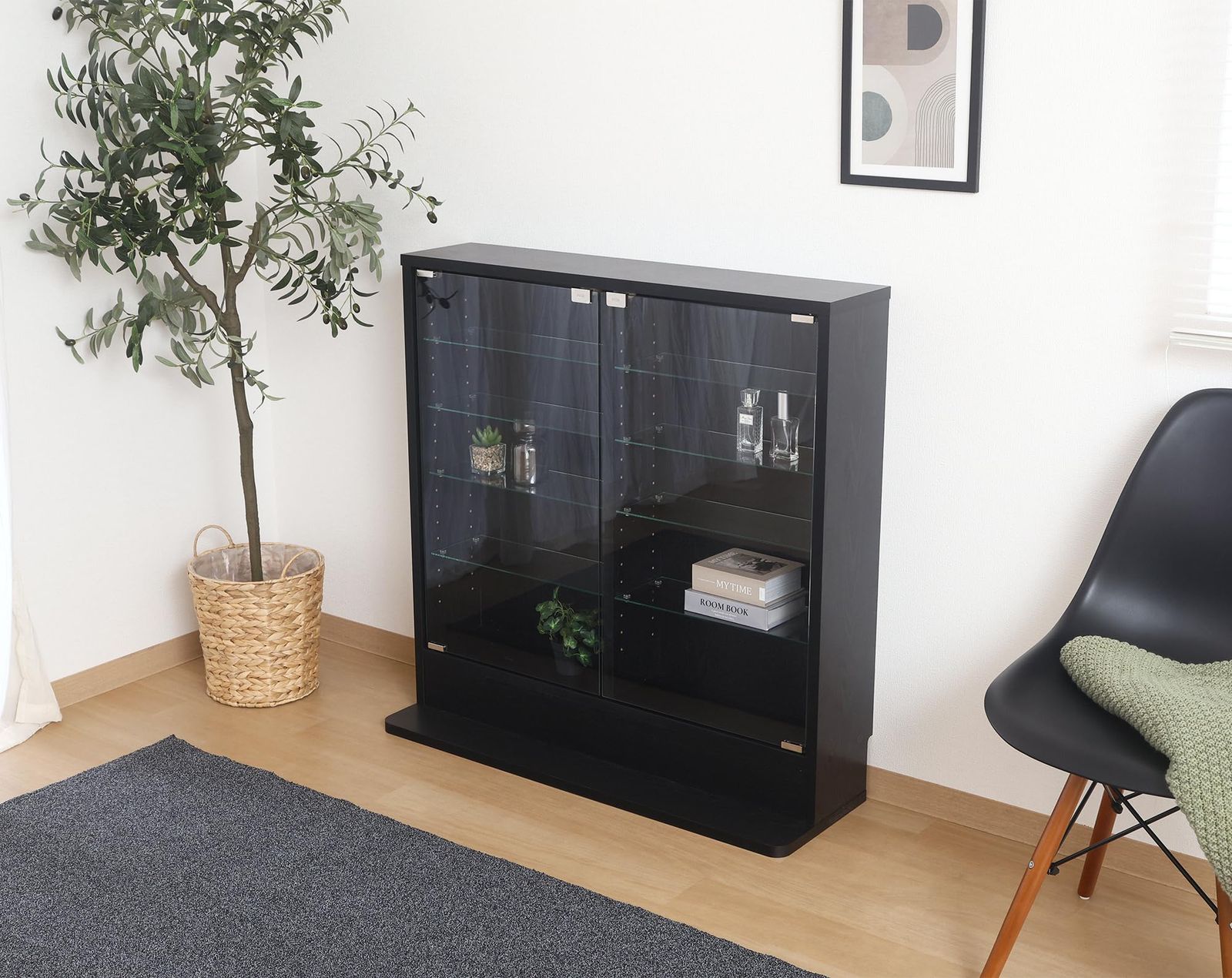 新品 不二貿易 ガラスコレクションケース フィギュアケース ロータイプ