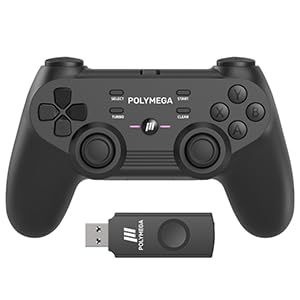 Polymega WC 02 ユニバーサルワイヤレスコントローラー PolymegaRベースユニット Windows PC Android対応 高性能 長時間プレイ対応の次世代ゲームパッド