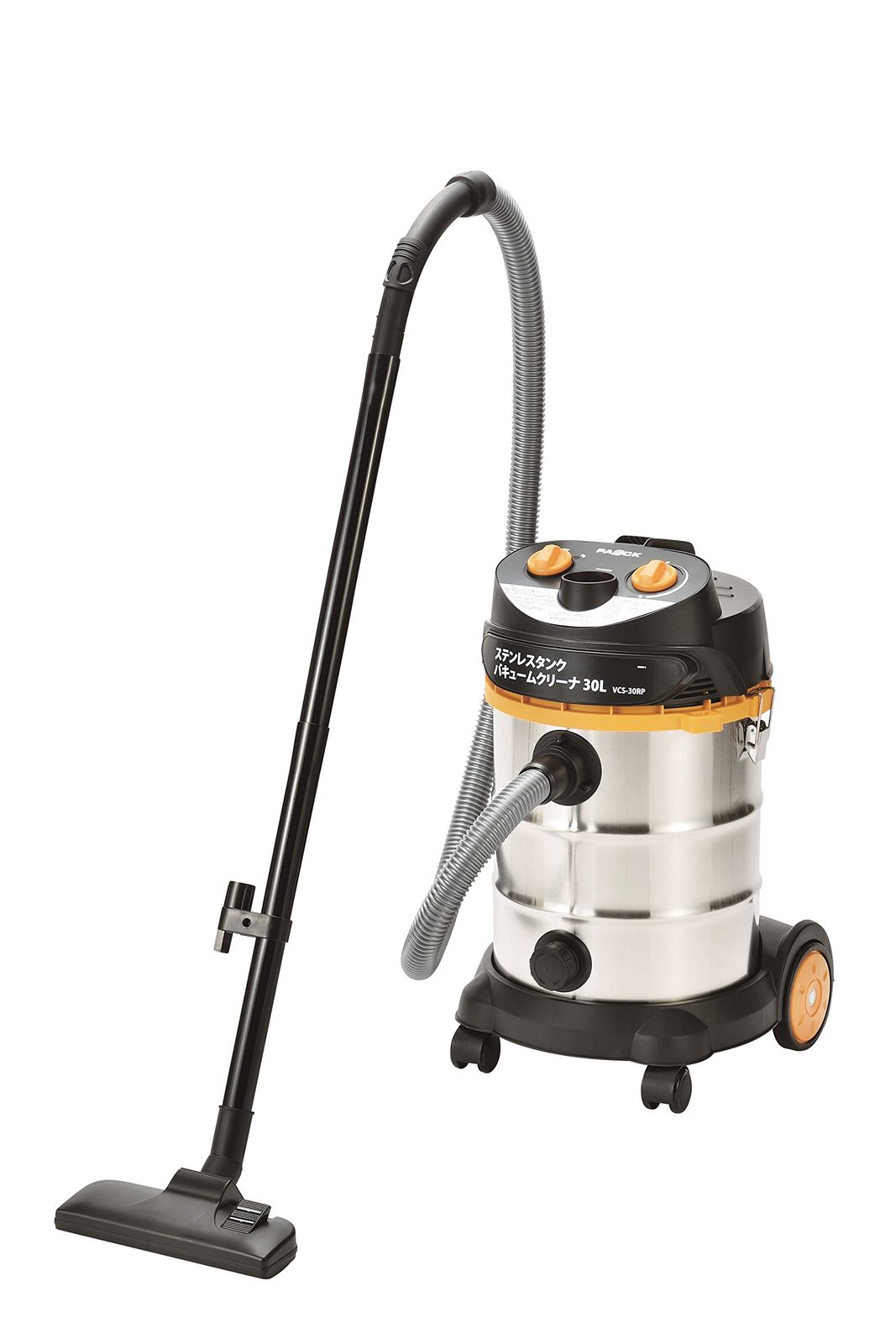 パオック PAOCK ステンレスタンク バキュームクリーナー 乾湿両用 吸込仕事率170 W 30 L 運転音調整機能付 VCS RP