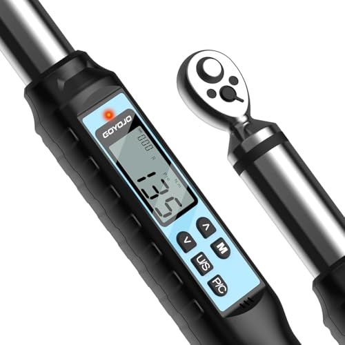 迅速に発送 GOYOJO デジタルトルクレンチ 高精度 トルクレンチ 耐久性 3モード 4単位 多用途 3 8インチドライブ 記録999 件 自動車整備 タイヤ交換 オートバイ 自転車 DIY 日本語説明書付き 測定範囲4 1 135 Nm e 32 26 da