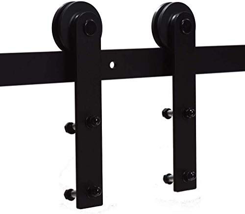  迅速に発送 CCJH 6 FT 1 83 m レトロスチール引き戸 レール吊り引き戸レール金具吊り扉引戸diy建具シングル木製バーンドア用 65195 c 16 その他 キッチン 食器