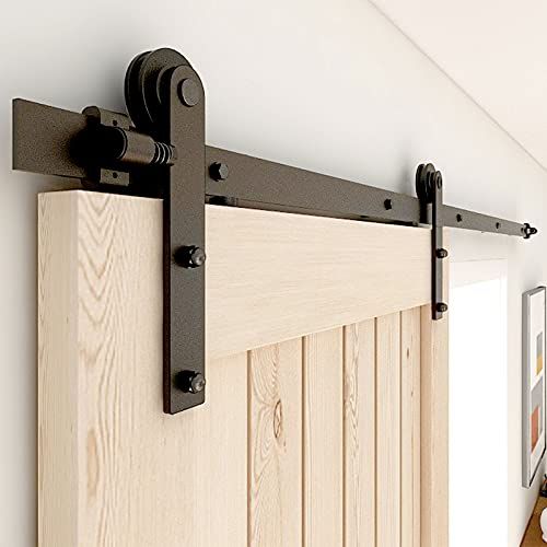 レール吊り引き戸レール金具吊り扉引戸diy建具シングル木製バーンドア用 65195