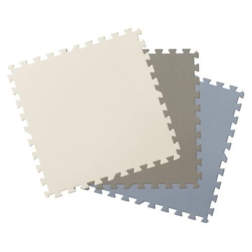 迅速に発送 モダンデコ ジョイントマット 大判 58 cm 6畳 防音 セット 厚さ1 グレージュ bd 5 efb 21