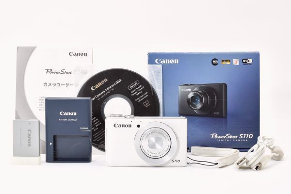 新品級｜Canon PowerShot S110 約1210万画素 F2.0 光学5倍ズーム