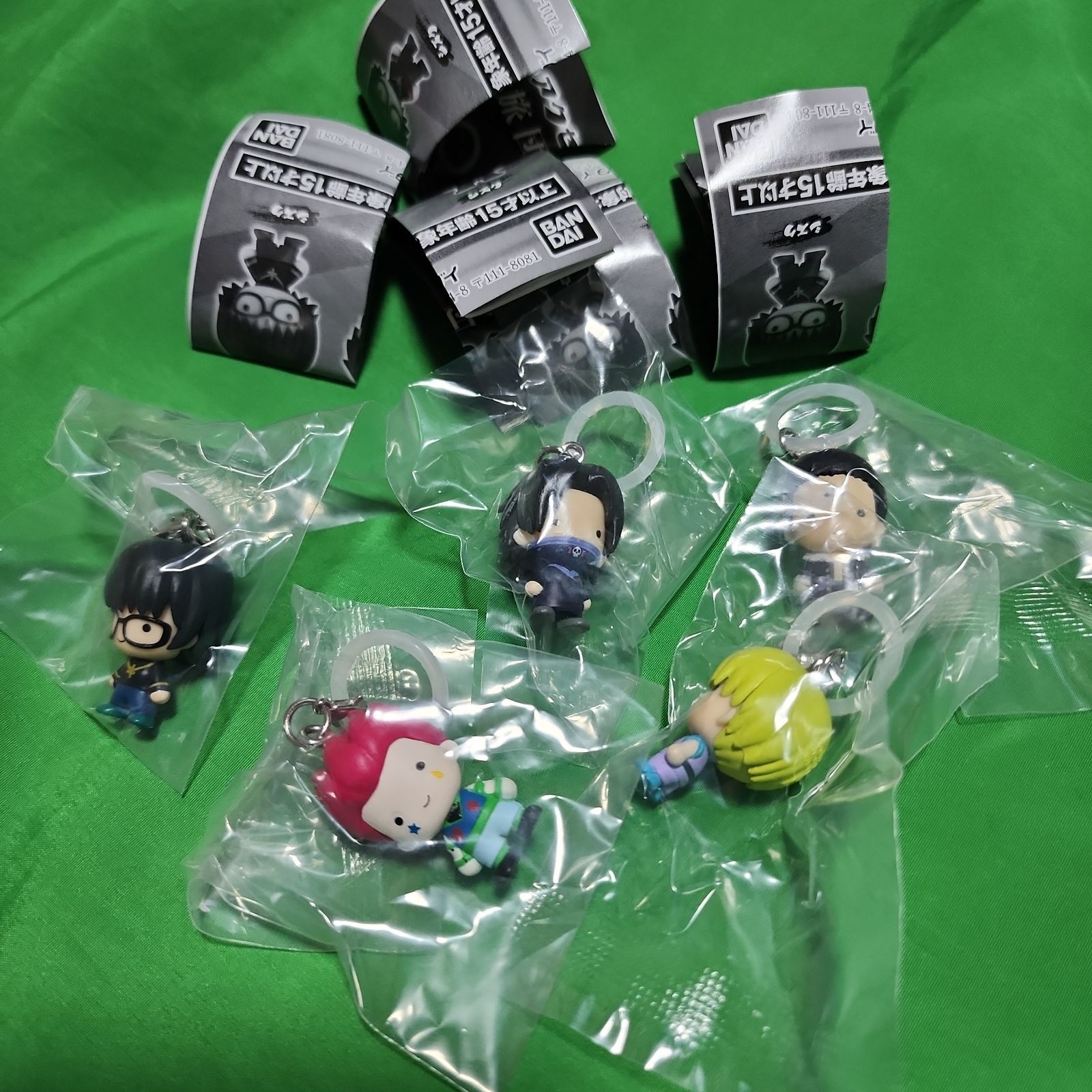 ② 全5種 コンプ HUNTER×HUNTER めじるしアクセサリー ガチャ 幻影旅団