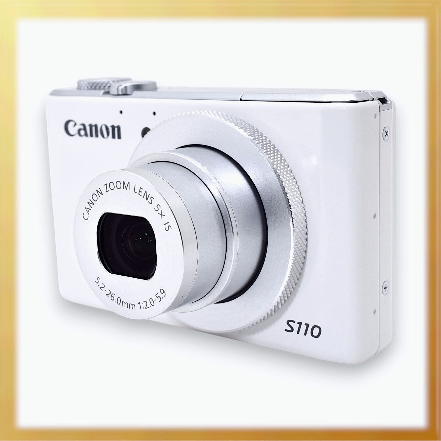 新品級｜Canon PowerShot S110 約1210万画素 F2.0 光学5倍ズーム