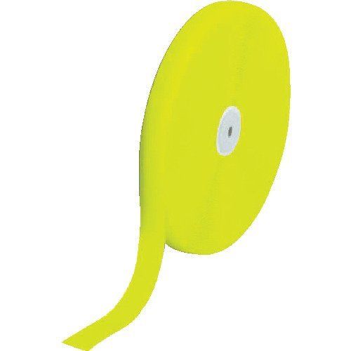 TRUSCO トラスコ マジックテープ 縫製用A側 50 mm 25 m 蛍光イエロー TMAH 5025 LY