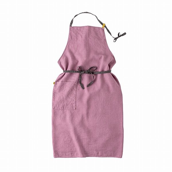 フルエプロン マノン ローズプラリネ ピンク A388 リーノエリーナ Lino