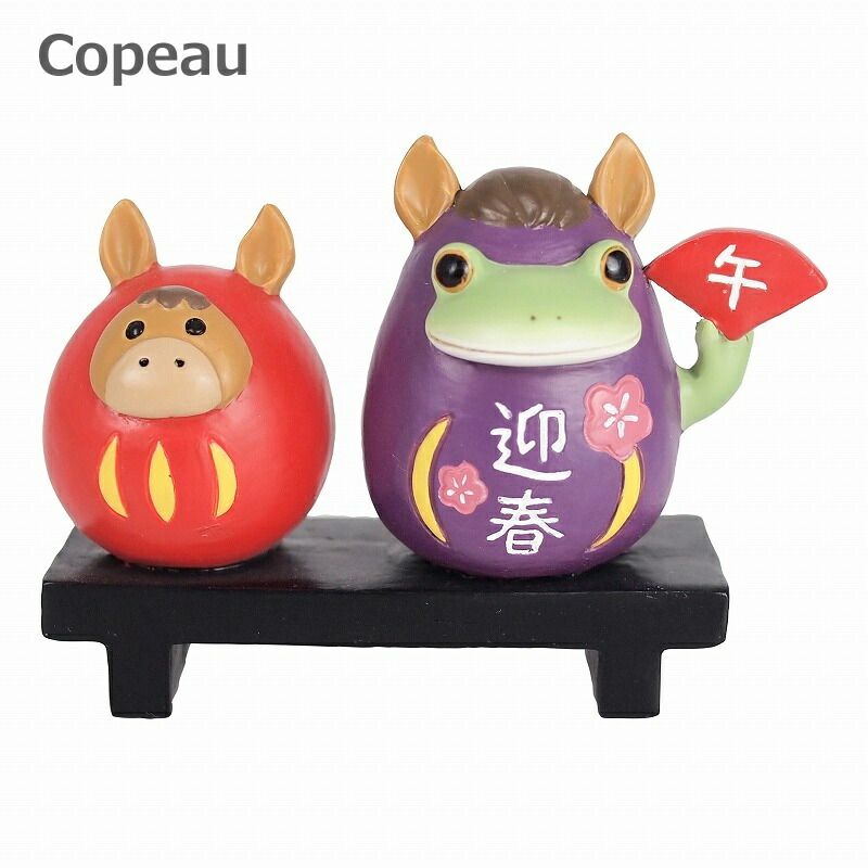 ダイカイ【Copeau】かえるのコポー 置物 ＊お正月/干支＊ ダイカイ【Copeau】かえるのコポー 置物 ＊お正月/干支＊｜Copeau