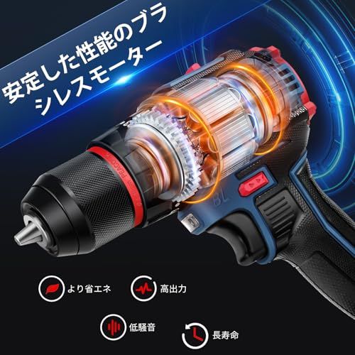 ブラシレスモーター搭載