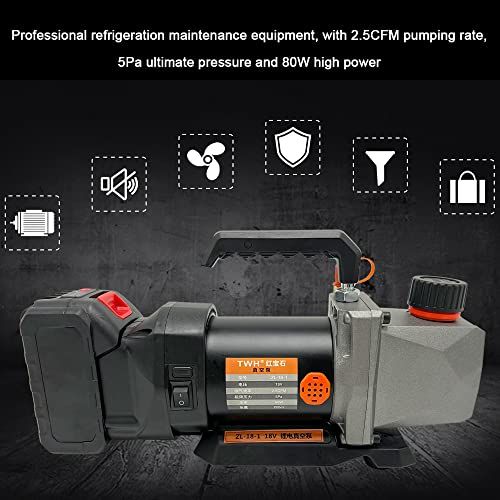マキタバッテリーと互換性のある銅ブラシレスモーター直流真空ポンプポータブルカーリチウムポンプ