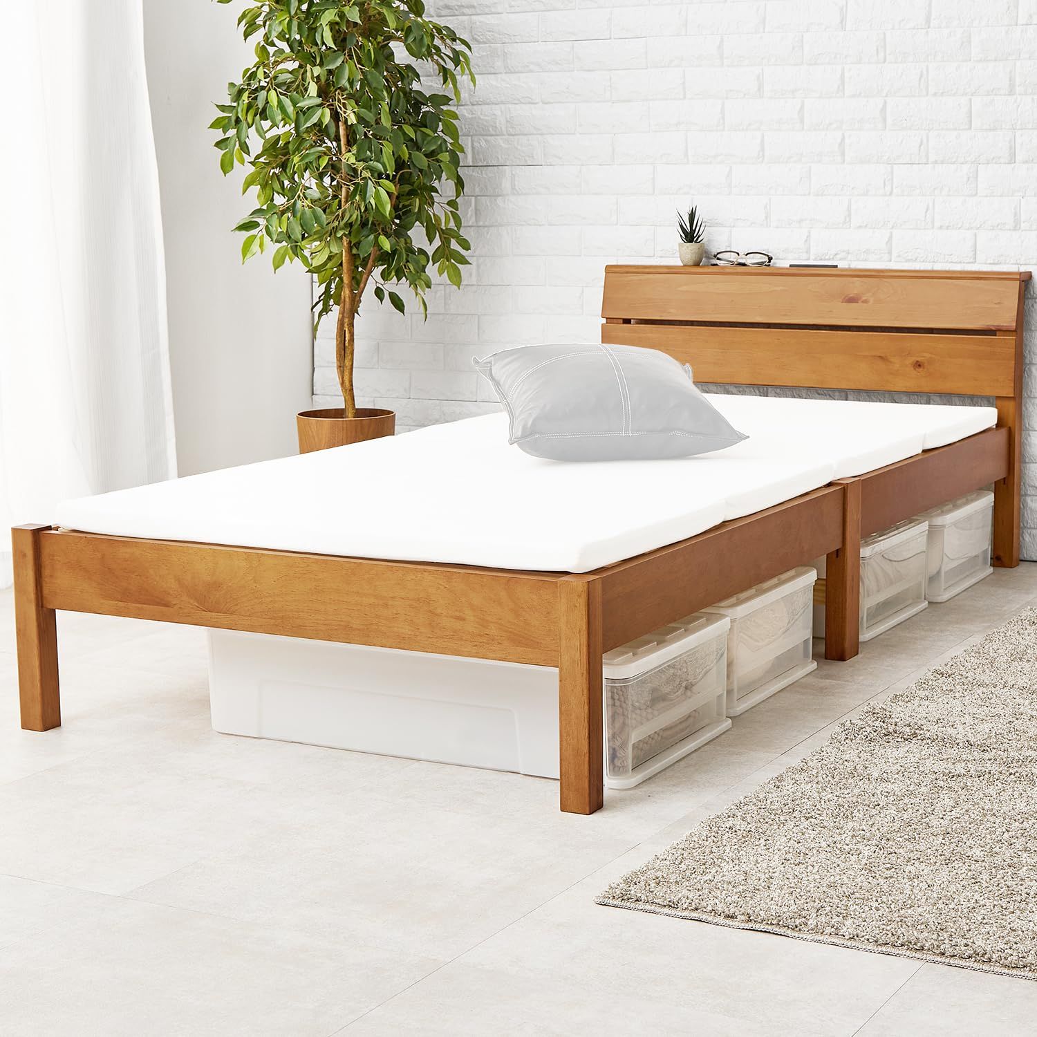 萩原ベッド / すのこベッド HAGiHARA（萩原） ベッド シングル すのこベッド ベッドフレーム 高さ