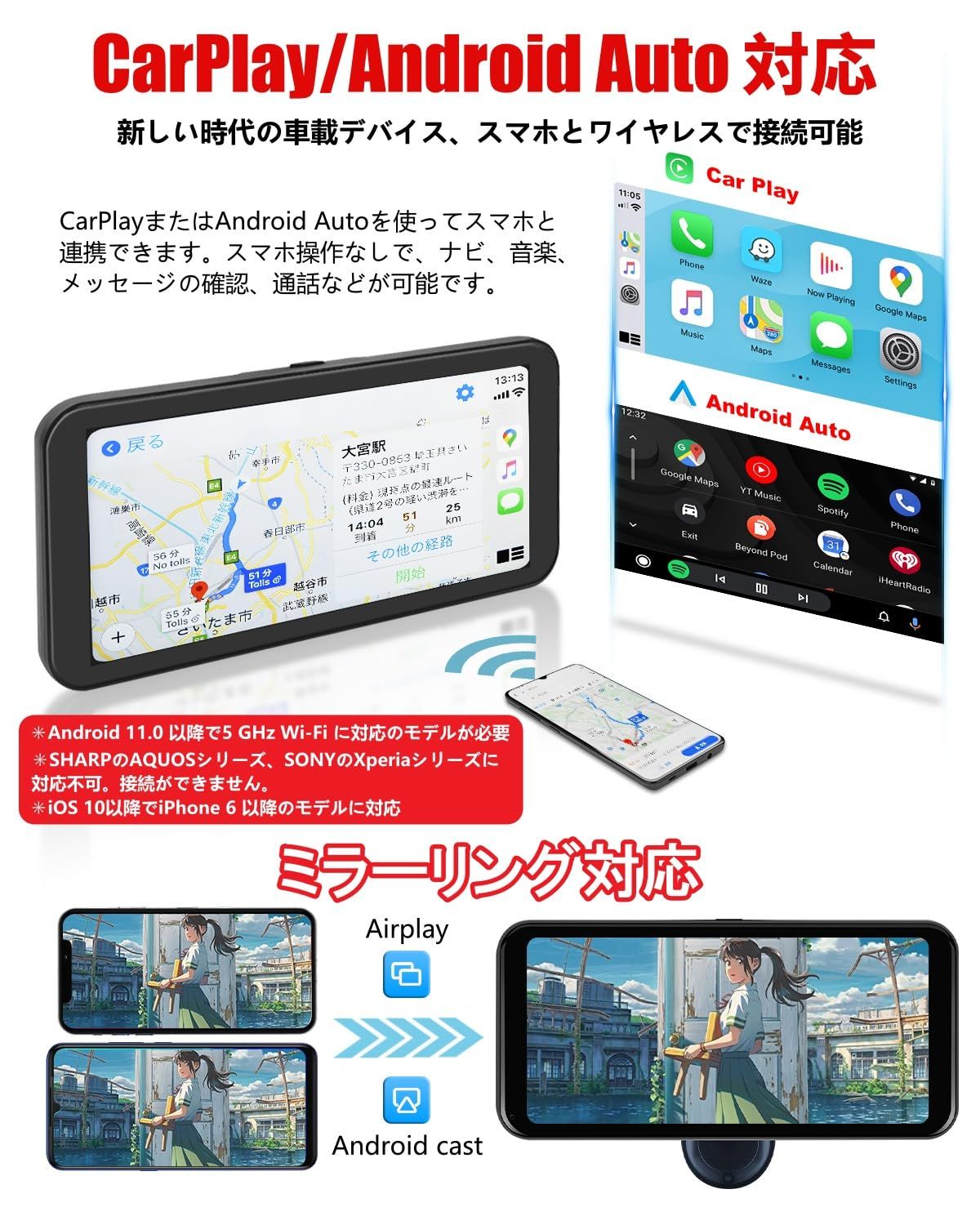 超軽量+取付簡単】ニコマク NikoMaku ポータブル ディスプレイ