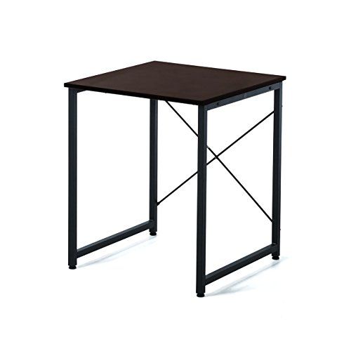 サンワダイレクト シンプルワークデスク 幅60 cm 奥行60 組立簡単 モニターアーム対応 パソコンデスク ブラウン 100