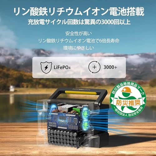 迅速に発送 ポータブル電源 LiFePO 4 ソーラーパネル セットリン酸鉄 515 Wh 160938 mAh ソーラーパネル40 W 長寿命 AC 600 瞬間最大1200 DC USB Type C四つの充電方法 弦 bf 1 253