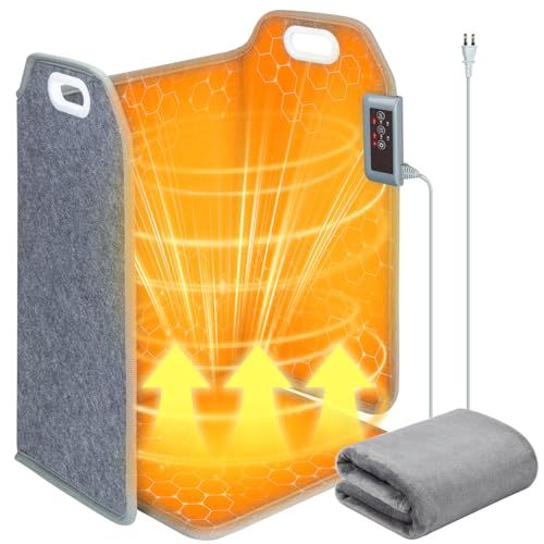 迅速に発送 Sumeriy パネルヒーター デスクヒーター 足温器 2025最新アップグレード版 四面発熱 3階段タイマー機能 3段階温度設定 省エネ 転倒自動オフ 過熱保護 静電気対策 底面発熱 静音 乾燥しない 折り畳み式 省スペース ec 8 d 9919