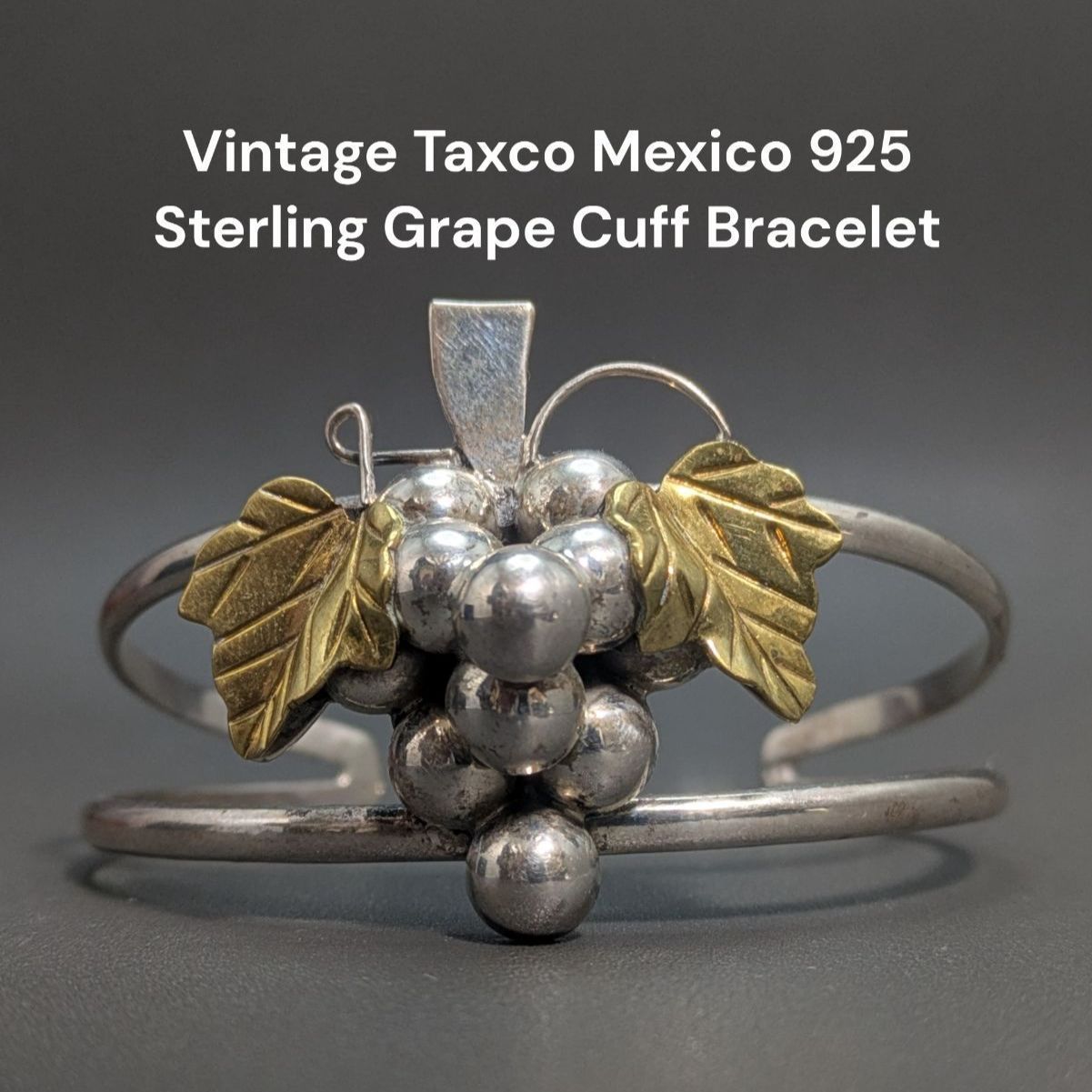 メキシカンジュエリー バングル カフ STERLING MEXICO TAXCO