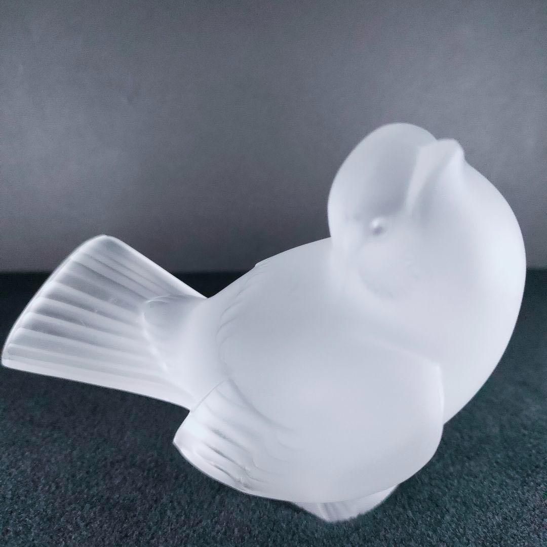 最高品質☆ルネ・ラリック クリスタル スズメ ペーパーウェイト 雀