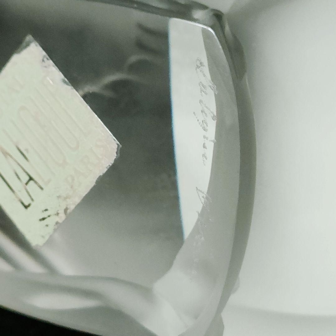 ルネ・ラリック クリスタル スズメ ペーパーウェイト 雀 小鳥 鳥 置物