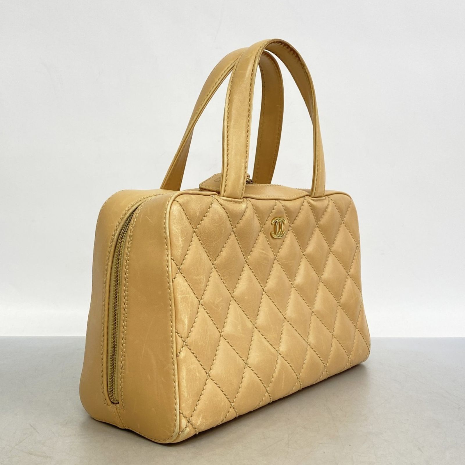 シャネル(Chanel) シャネル ハンドバッグ ワイルドステッチ レザー