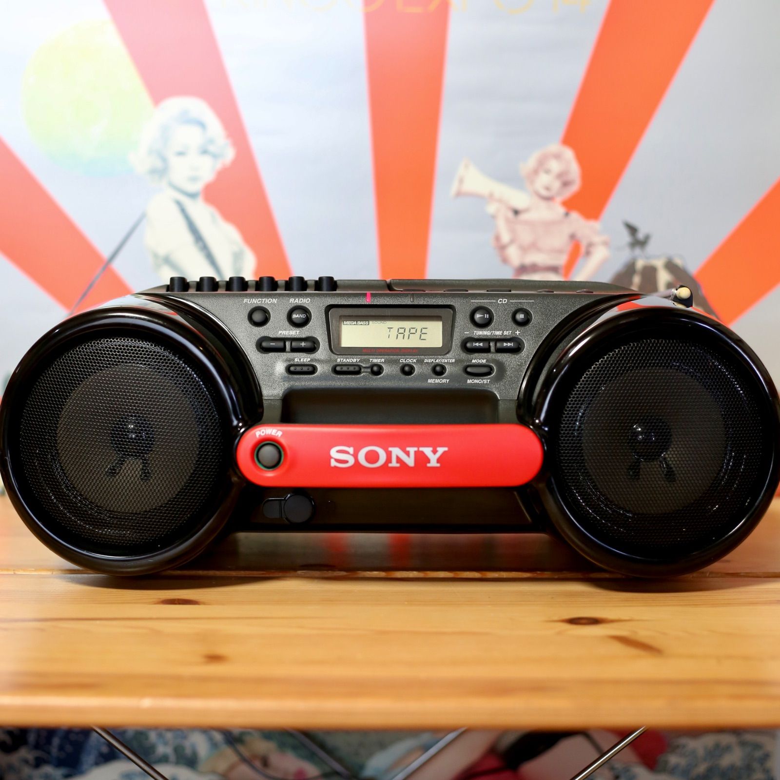 SONY WIDDIT CFD-980 MEGABASS搭載 防滴仕様 CDラジカセ ソニー