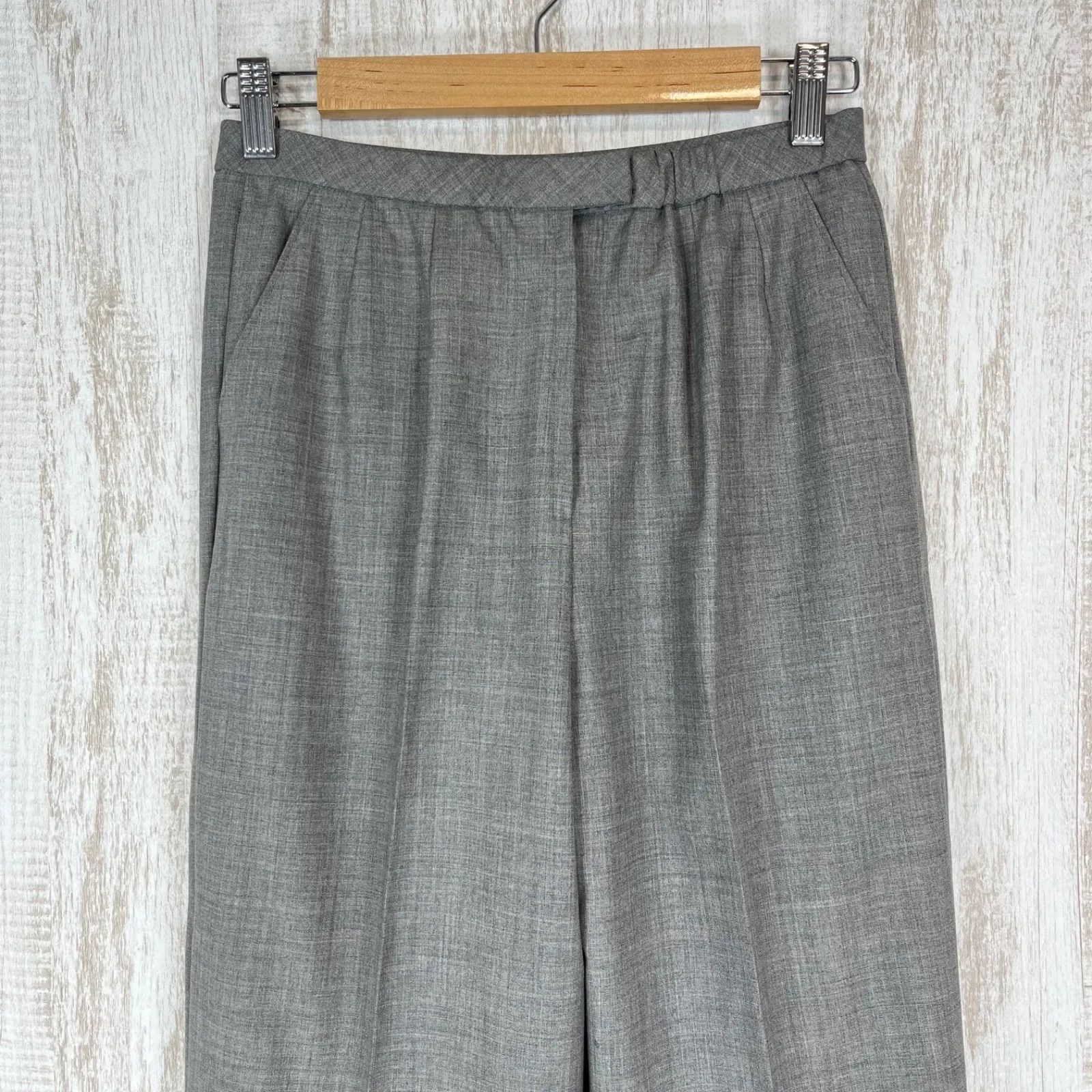 Leilian レリアン Loro Piana ロロピアーナ 高級ウール センタープレス