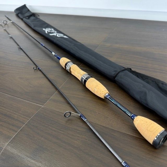ルアーロッド オフィスユーカリ Ani 心 孤高 66 2ピース 釣竿 トラウト 釣り竿 フィッシング ケース付き 515682